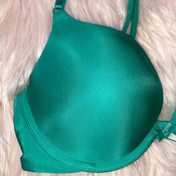 Victoria Secret push-up bra 34C Green - Picture 2 of 7